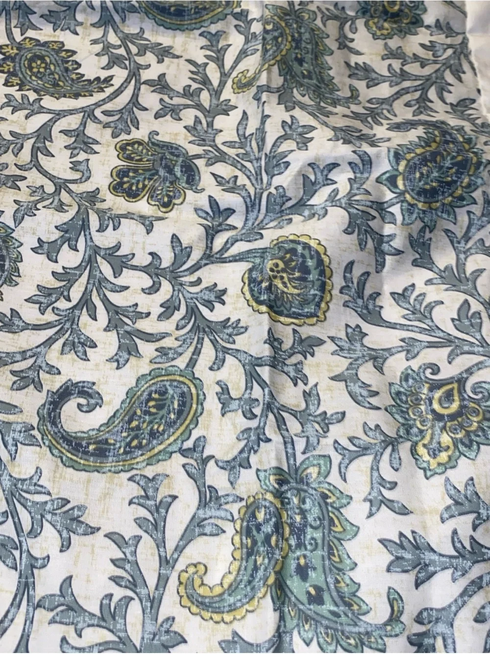 Madison Park Paisley Cottage Chic King Size Pillow Sham Set Of 2 NWOT
